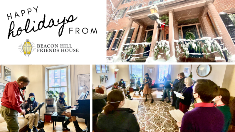 Photos: This year's holiday party included caroling for the first time since 2019! We also had ornament-making (which several children loved!) and a cookie swap (pictured below).